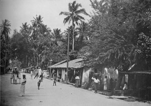 山への道の道端のシーンラビニア、c1890、1910