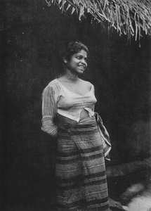 シンハラ人の村の美しさ、c1890、1910 作： Alfred William Amandus Plate