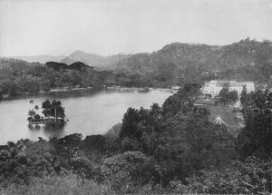 レディホートンズドライブ、キャンディ、c1890、1910年からのキャンディ湖の眺め 作： Alfred William Amandus Plate