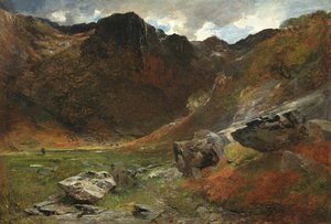 自然の湿地グレン 作： Alfred William Hunt