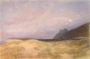 ハーレック、1862年 作： Alfred William Hunt