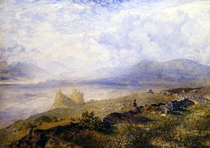 ハーレッシュ城 作： Alfred William Hunt