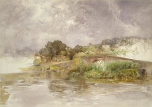 ソニング橋、c1882 作： Alfred William Hunt