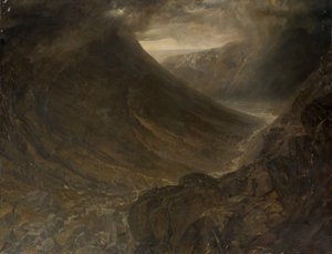 カンブリア州スティヘッド峠のワズデールヘッド、1854年頃 作： Alfred William Hunt