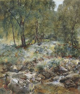葉が曲がり始めるとき、1856 作： Alfred William Hunt