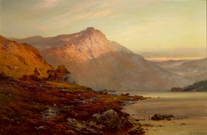 バルモラル近くのデューロック（キャンバスに油彩） 作： Alfred de Breanski