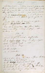アルフレッド・ド・ムッセ（1810-57）1834による「ロレンツァッチョ」の計画の精度