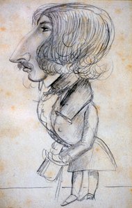 自画像、1838 作： Alfred de Musset