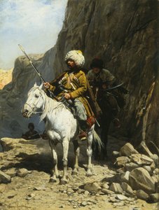 コサック 作： Alfred von Wierusz Kowalski