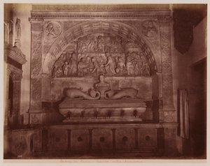 ラ・チェルトーザ・ディ・パヴィア聖具室の洗濯槽（モノクロ写真） 作： Alfredo Noack