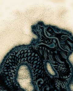 2021年辰年（手描きリペイント写真）