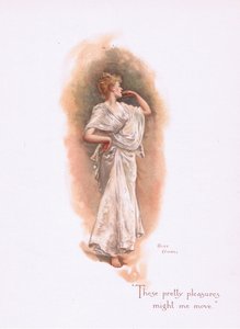 ヒルデスハイマーとフォークナーによって罰されたいくつかの古い愛の歌、1892年からこれらのかなりの喜びを移動する可能性があります。 作： Alice Havers