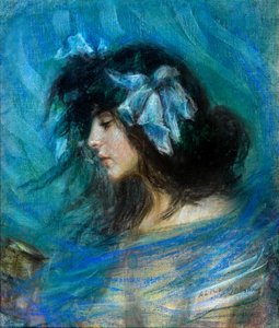 ドリームランド、1906年頃（紙にパステル） 作： Alice Pike Barney