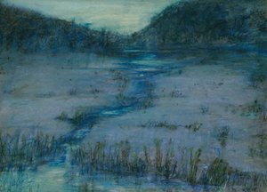 日暮れの湿原 作： Alice Pike Barney