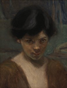 少年の頭の研究 作： Alice Pike Barney