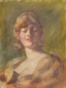 頭の研究、約。 1926年。 作： Alice Pike Barney