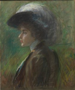 羽の帽子 作： Alice Pike Barney