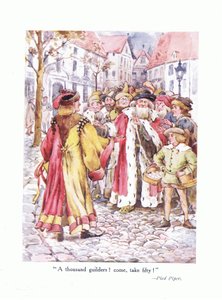 千ギルダー！ 50を取りに来てください！、イラスト、若い詩から：ロバート・ブラウニング、c.1920