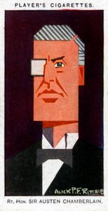 オースティンチェンバレン、イギリスの政治家、1926年 作： Alick P. F. Ritchie