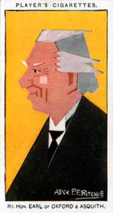 ハーバートヘンリーアスキス、第1オックスフォード伯爵、アスキス、イギリス首相、1926年。 作： Alick P. F. Ritchie