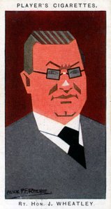 ジョンウィートリー、スコットランドの政治家、1926年。 作： Alick P. F. Ritchie