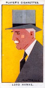 マーティンブレイデンホーク、第7バロンホーク、1926年イギリスクリケット選手。 作： Alick P. F. Ritchie