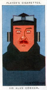 英国の開拓飛行士、アランコブハム卿、1926年 作： Alick P. F. Ritchie