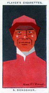 スティーブンドノヒュー、騎手兼トレーナー、1926年。 作： Alick P. F. Ritchie