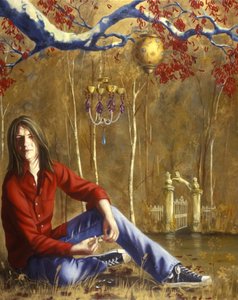 カルバン（キャンバスにアクリルと油） 作： Alix Contemporary Artist Soubiran Hall