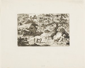 廃墟の小屋 作： アラルト・ファン・エバーディンゲン