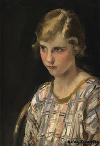 彼女（赤面少女） 作： Allan Douglas Davidson