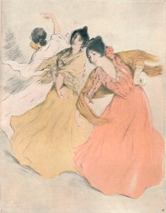 スペインのダンサー、c1875-1903、1903 作： Allan Osterlind