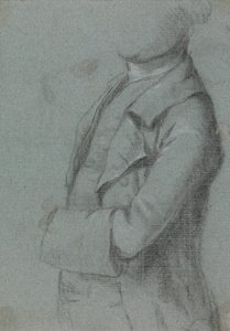 男性の肖像画のための衣装研究 作： Allan Ramsay