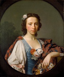 フローラ・マクドナルド、1749年 作： Allan Ramsay