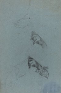 手の研究 [裏面] 作： Allan Ramsay