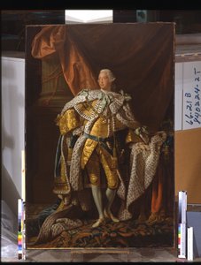 ジョージ3世（キャンバスに油彩） 作： Allan Ramsay