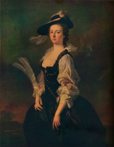 ジェーンヘイルの肖像、ミセス夫人、1746 作： Allan Ramsay