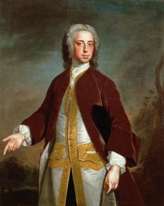 1742年以前のラトランド公爵の6男の息子、シェラードマナーズ卿の肖像 作： Allan Ramsay