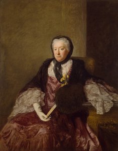 メアリー・マーティン夫人の肖像、1761年。 作： Allan Ramsay