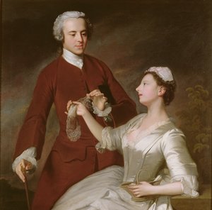 エドワード卿とターナー夫人の肖像、1740年