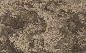 厚い森、おそらく c. 16451656。 作： Allart van Everdingen