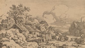 大工小屋、おそらく c. 16451656。 作： Allart van Everdingen