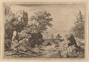 橋の上の騎手 作： Allart van Everdingen