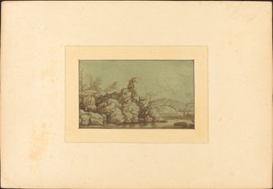 ランドスケープ、1780年発行。 作： Allart van Everdingen