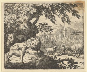 レナードは嘘をつき続ける、1650-75. 作： Allart van Everdingen