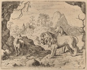 レイナードは隠された宝物を明らかにすることを約束します, おそらく c. 16451656。 作： Allart van Everdingen