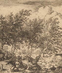豚飼い、おそらくc。 16451656。 作： Allart van Everdingen