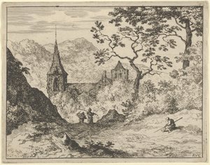 The Church in the Valley, 17th century.    1197552   ja       japanese Successfully Translated  Original: Naniwa, from the series "Pictures of No Performances (Nogaku Zue)" Translat: Naniwa, from the series "Pictures of No Performances (Nogaku Zue)" 127306
