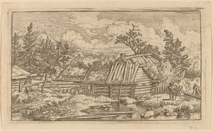 水に浮かぶ 2 つのビーム、おそらく c. 16451656。