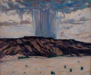 1925 年、ニューメキシコ州ブラック メサでの集中豪雨。
